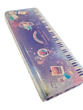 Crux GOOD DAY MUSIC compact double-sided pencil case Purple Pearlescent Piano